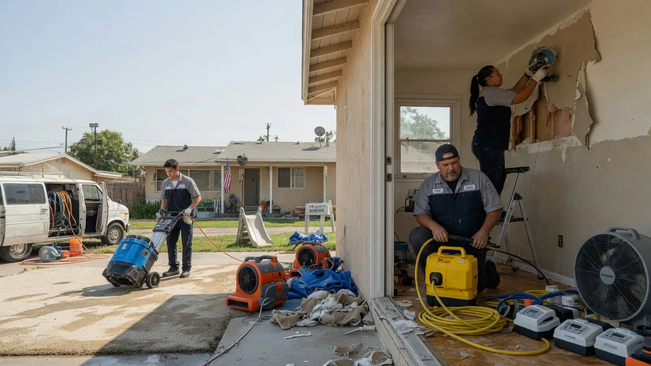Water Damage Restoration in Bunch, OK near me